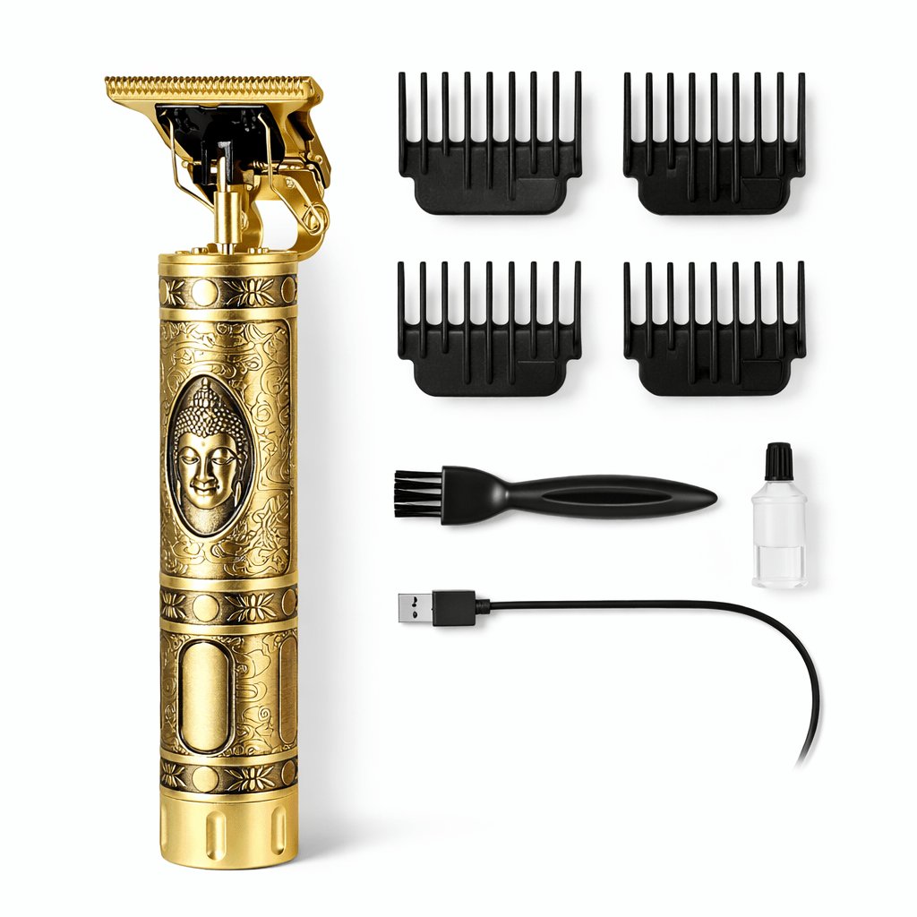 Buddha Electric Pro Hair Clippers Trimmer Hair Cutting Grooming Kit - homiliv